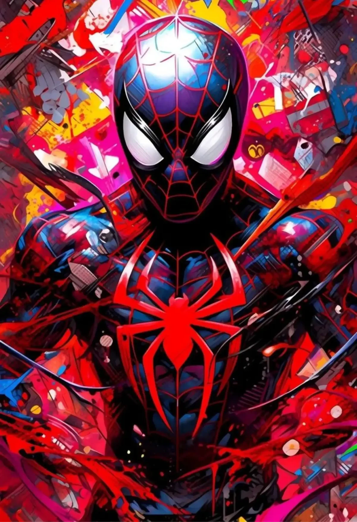 amazing spiderman metal poster