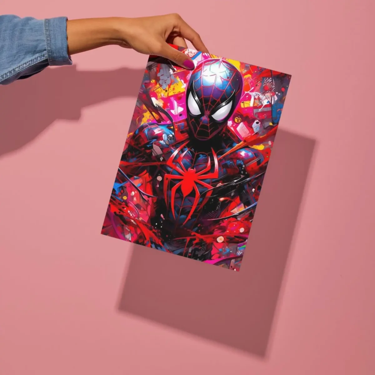 amazing spiderman metal poster preview