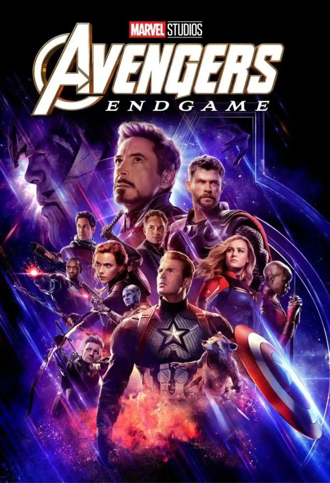 avengers endgame movie metal poster