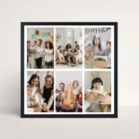 birthday happiness frame front view