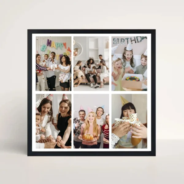 birthday happiness frame front view