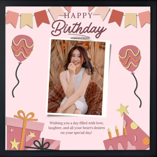 birthday spark frame