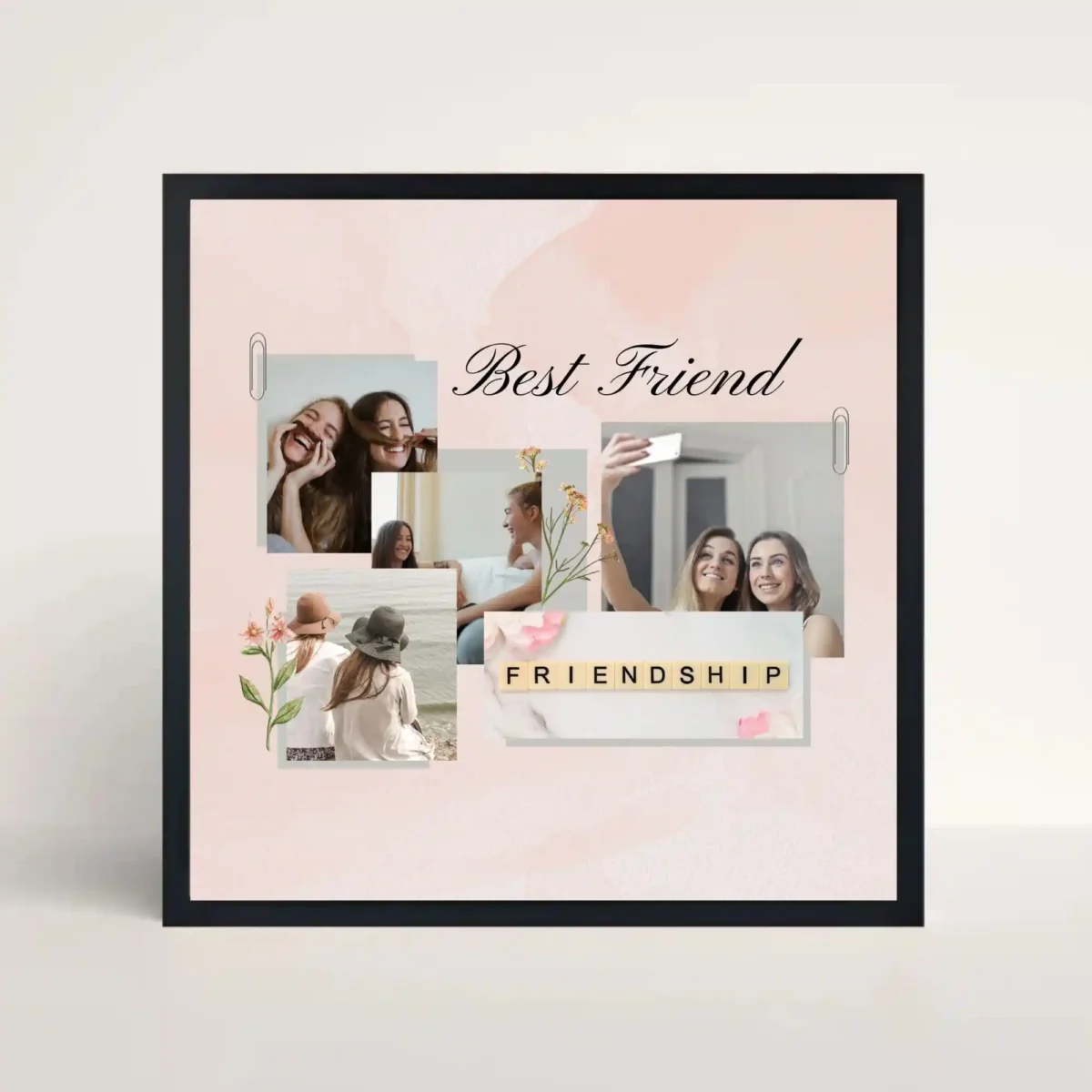 blooming friendship frame front view