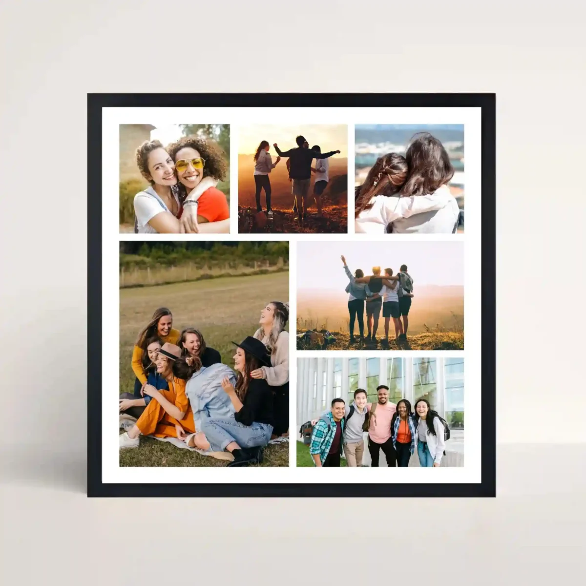 captured happiness frame front view