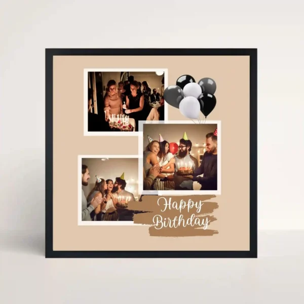 celebrate & cheers frame front view