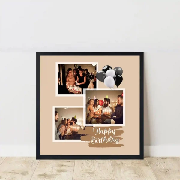 celebrate & cheers frame on floor