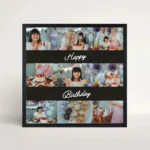 celebration collage birthday frame front view