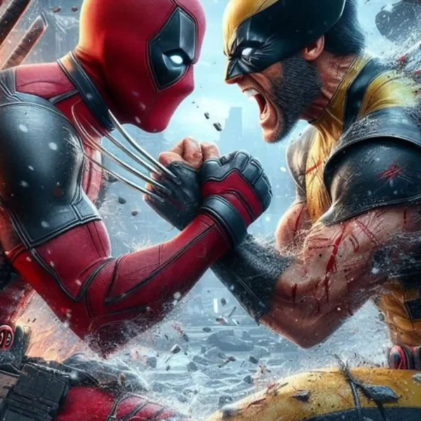 daredevil vs wolverine metal poster