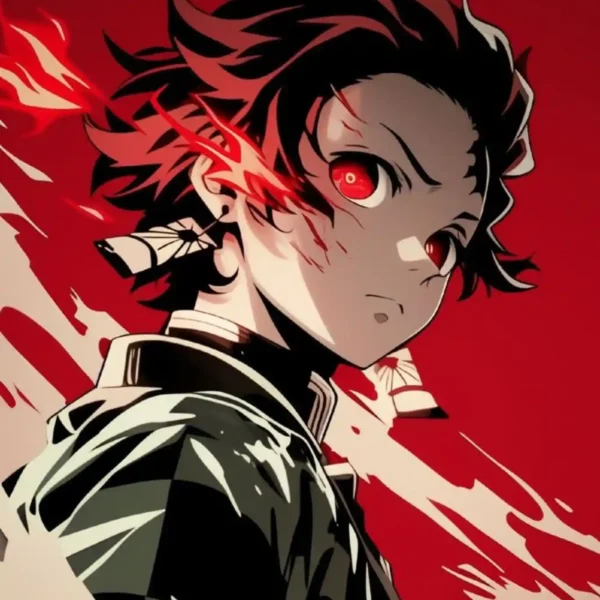 demon slayer tanjiro kamado metal poster