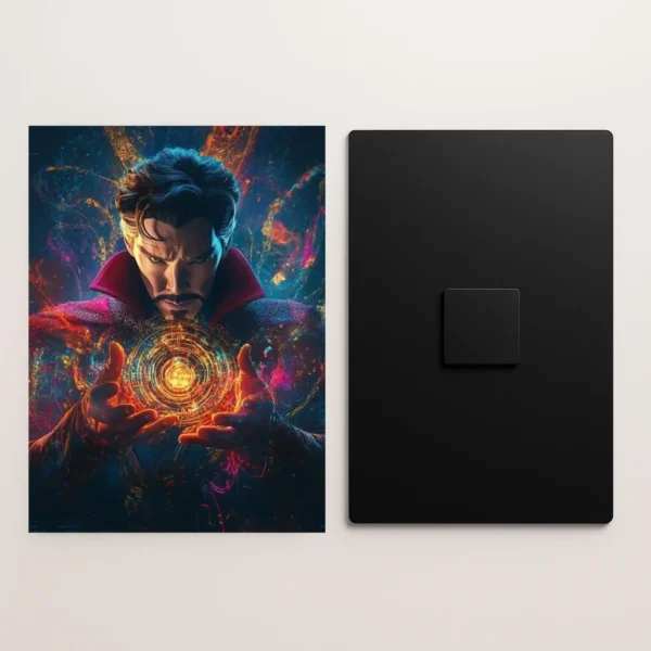 doctor strange metal poster front and back preview