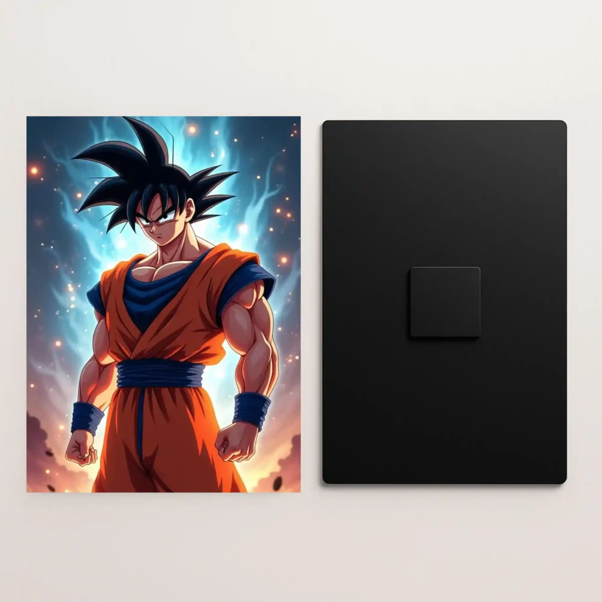 dragon ball z metal poster front and back preview