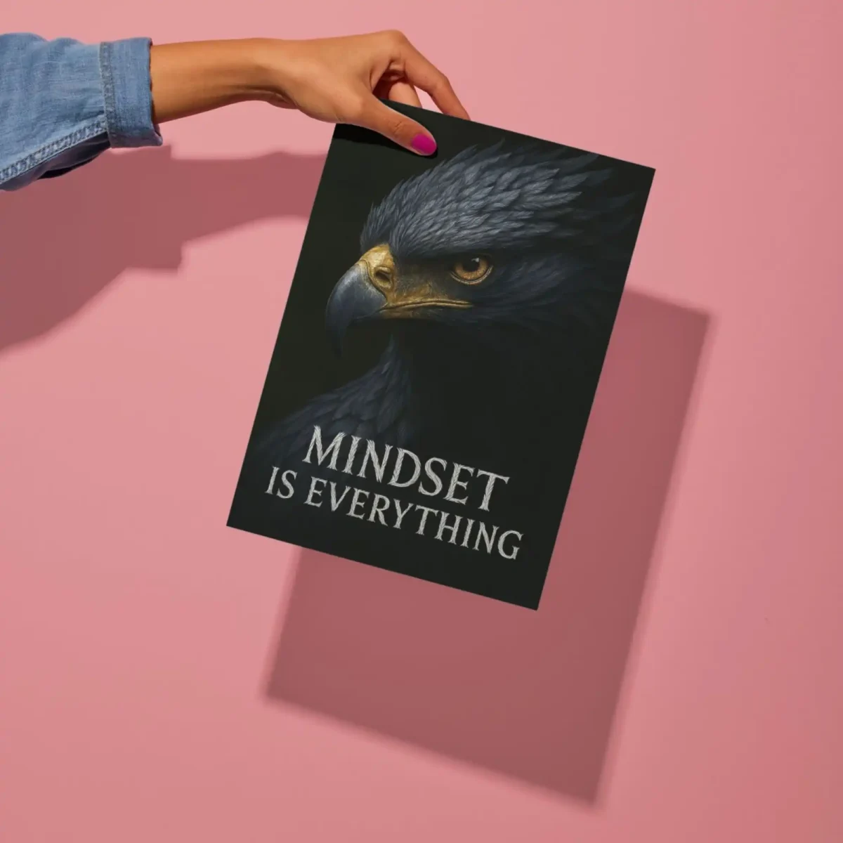 eagle quote metal poster preview