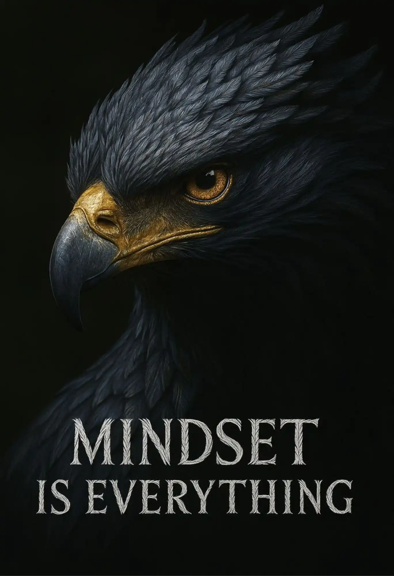 eagle quote metal poster