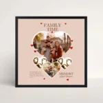 family time frame front view