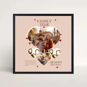 family time frame front view