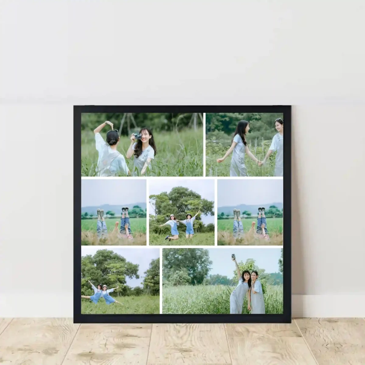 fields of joy frame on floor