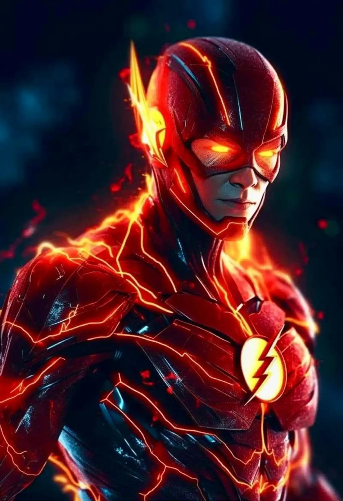 flash thunder sprint metal poster