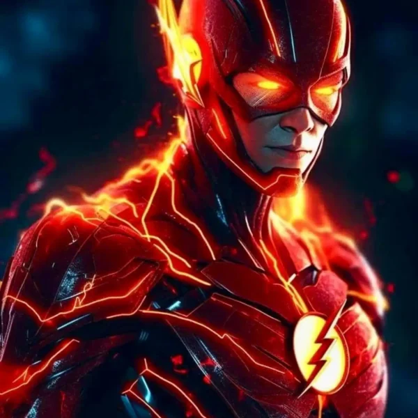 flash thunder sprint metal poster