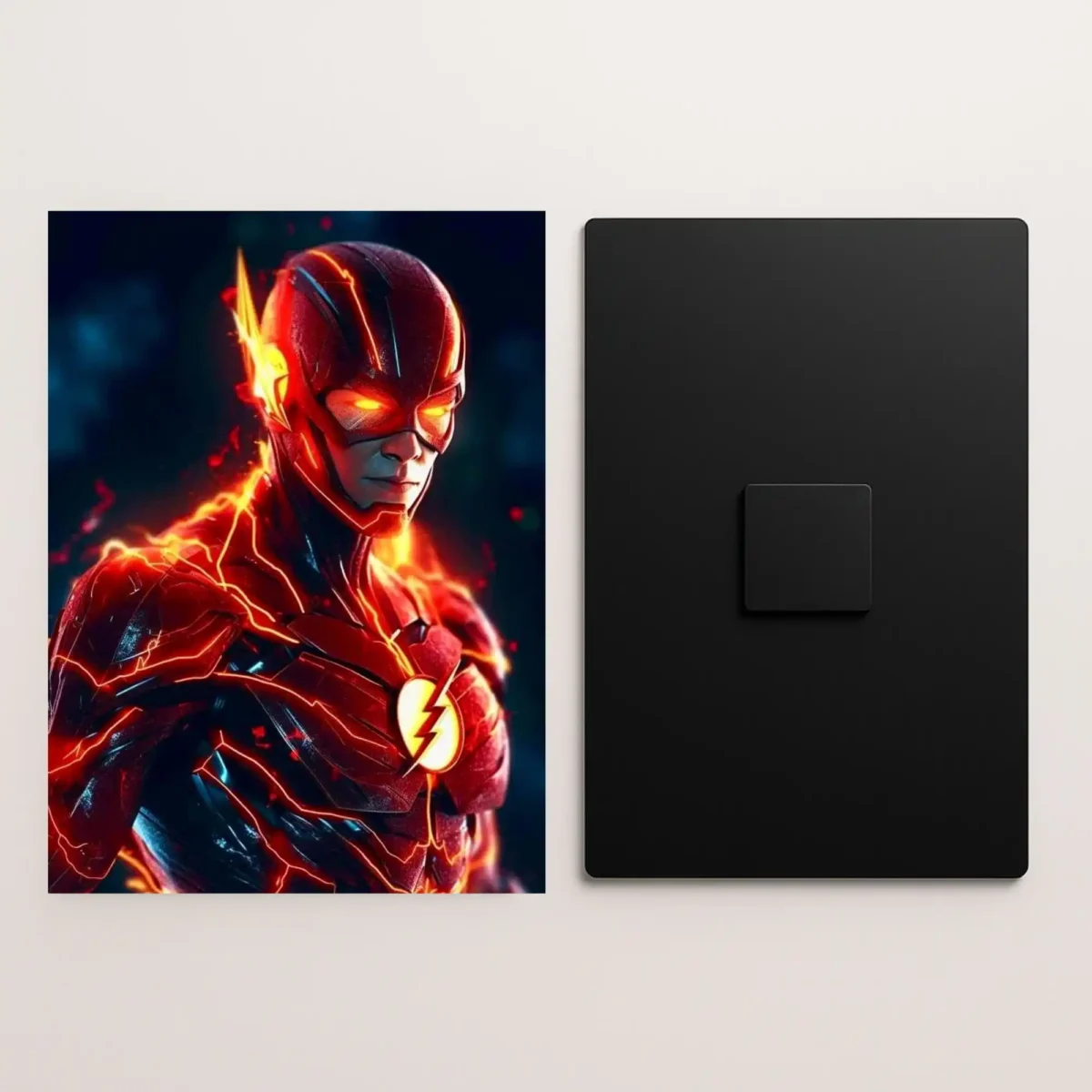 flash thunder sprint metal poster front and back preview