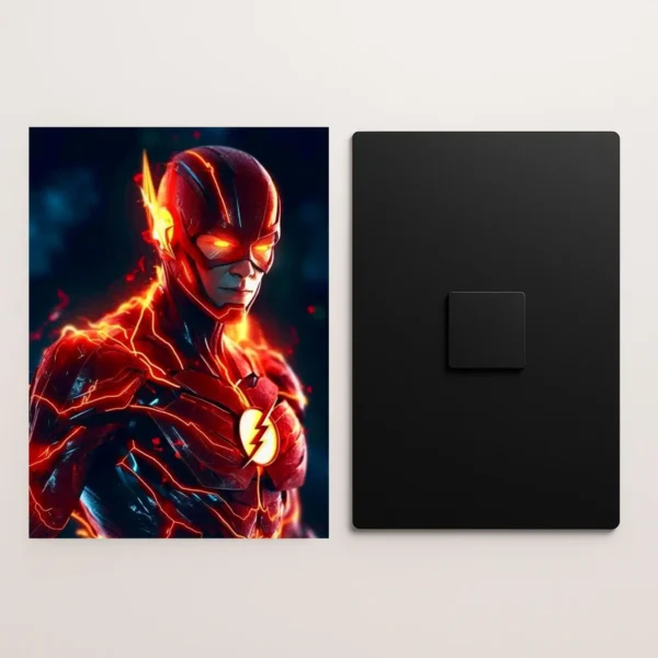 flash thunder sprint metal poster front and back preview