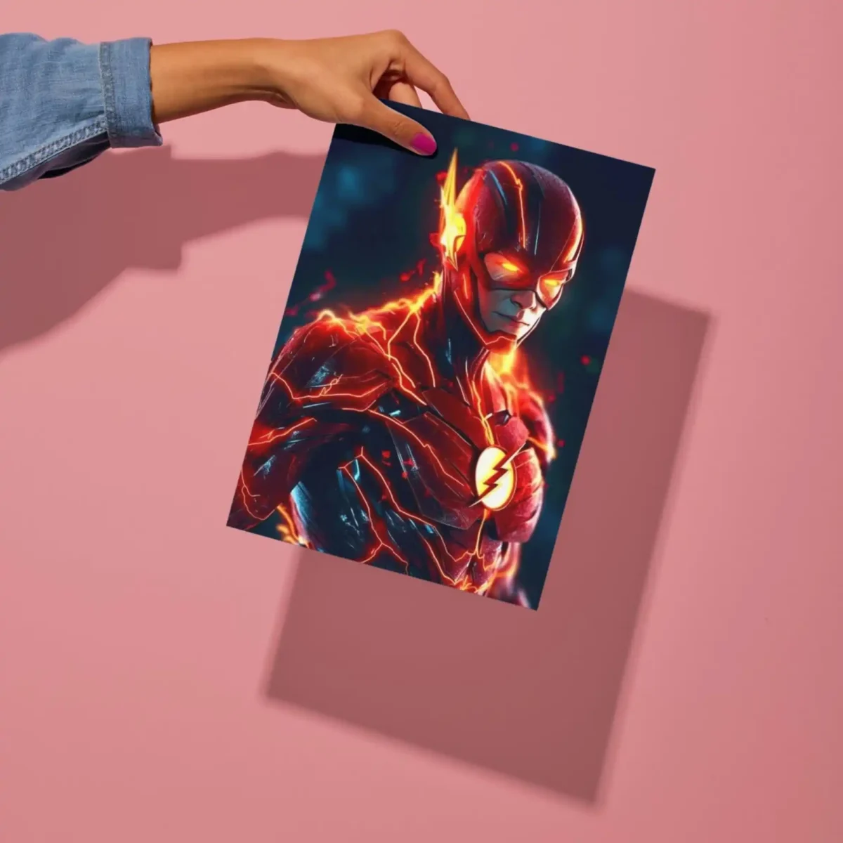 flash thunder sprint metal poster preview