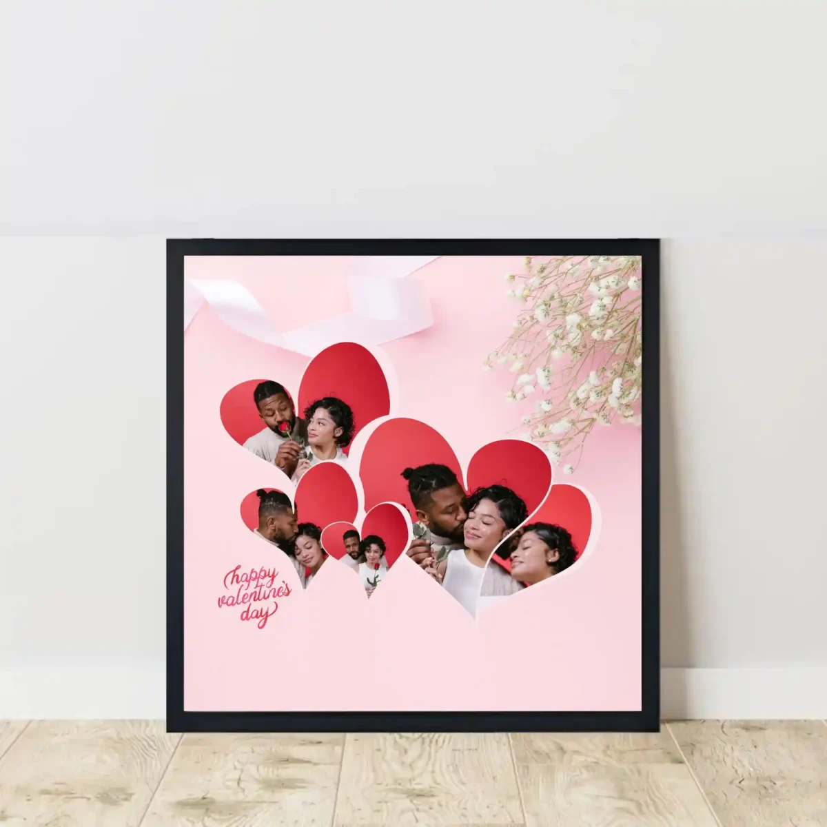 forever in hearts frame on floor