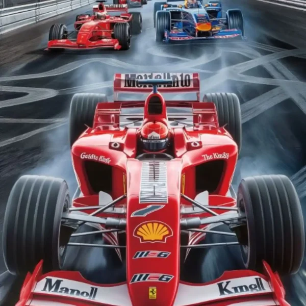 formula one championship metal poster