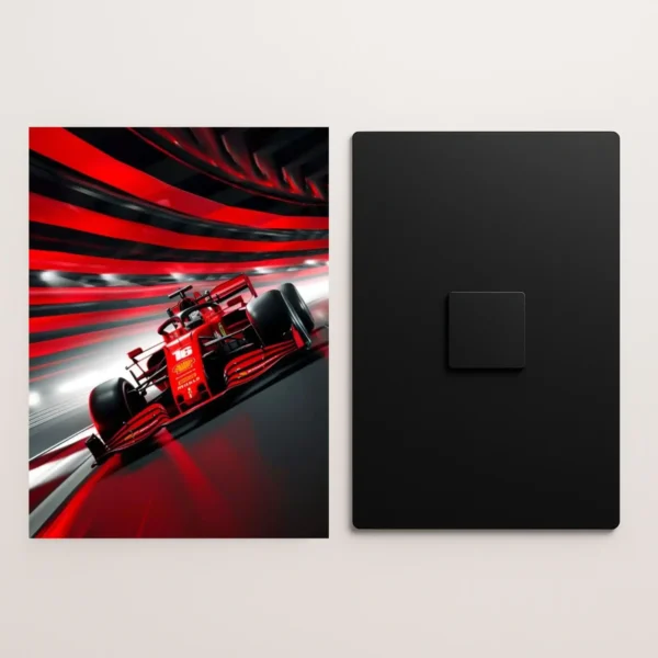 formula one nitro rush metal poster front and back preview