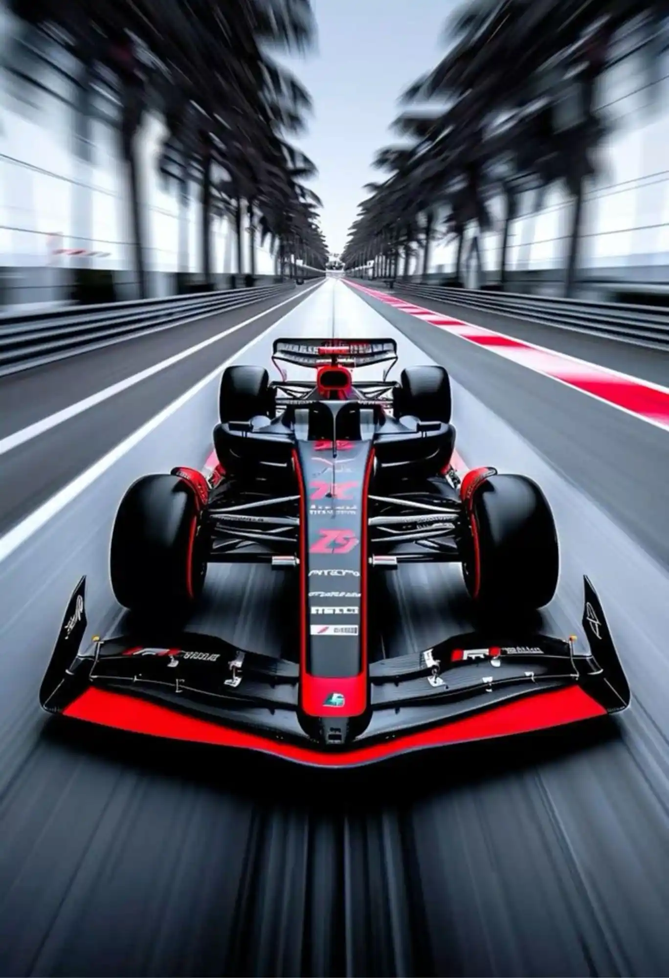 formula one speed track metal poster