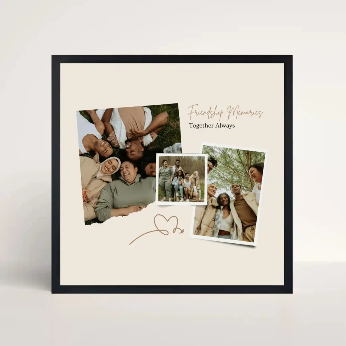 friendship moments frame front view