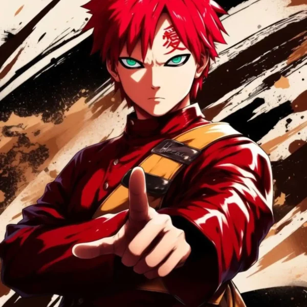 gaara metal poster