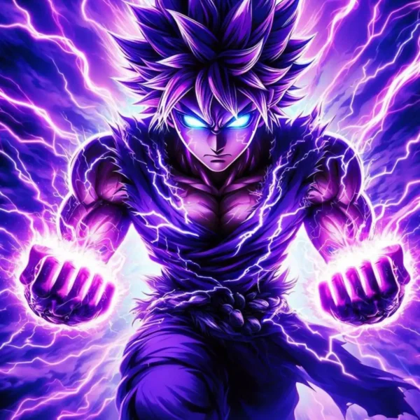goku mastered ultra instinct metal poster