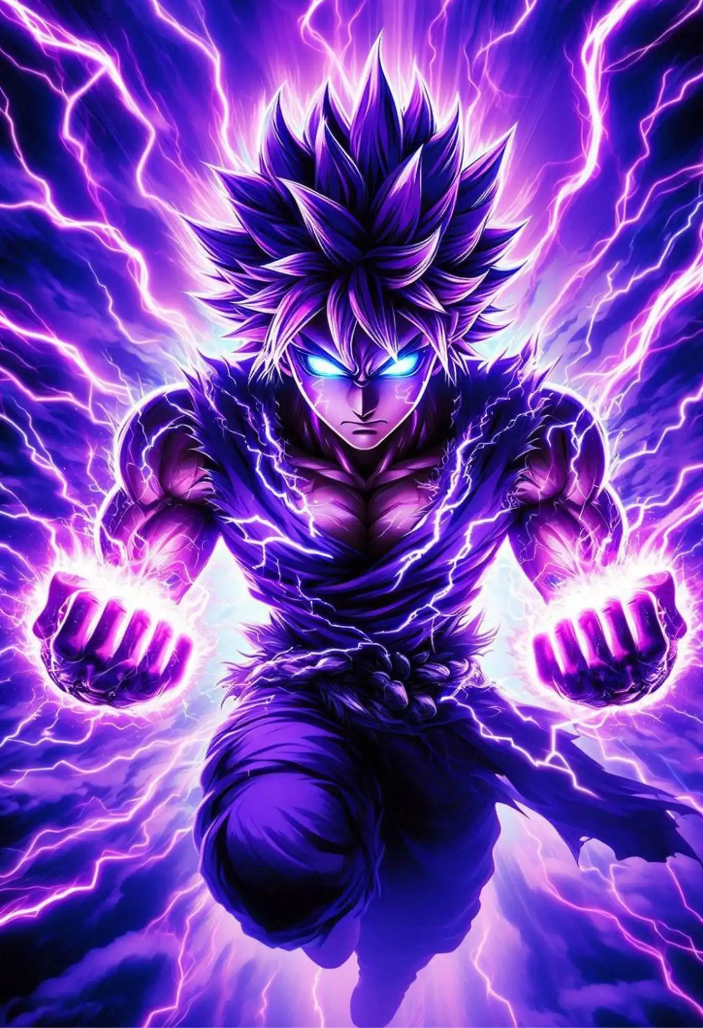 goku mastered ultra instinct metal poster