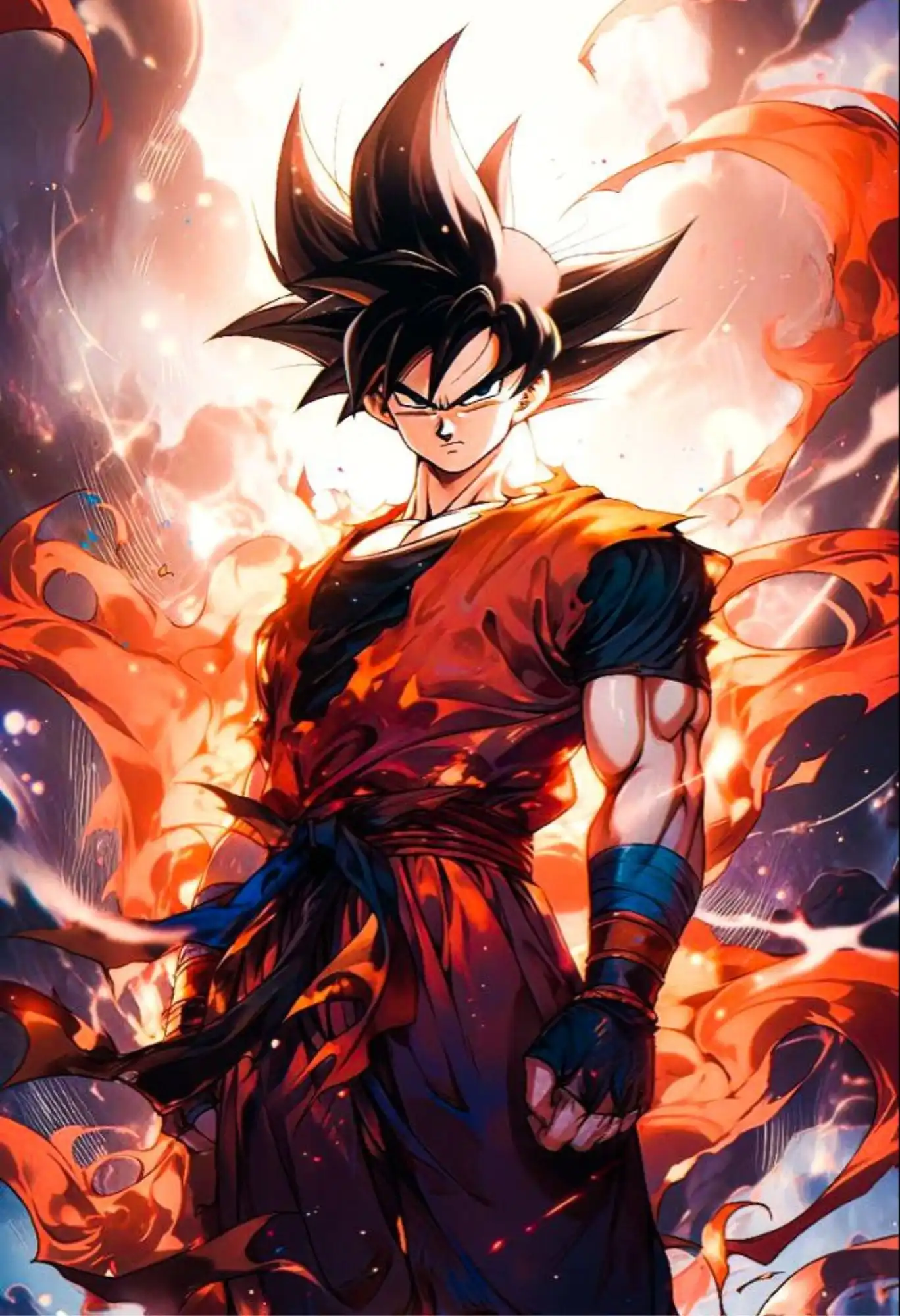 goku metal poster