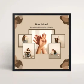 hands of friendship frame front view