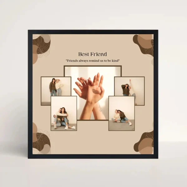 hands of friendship frame front view