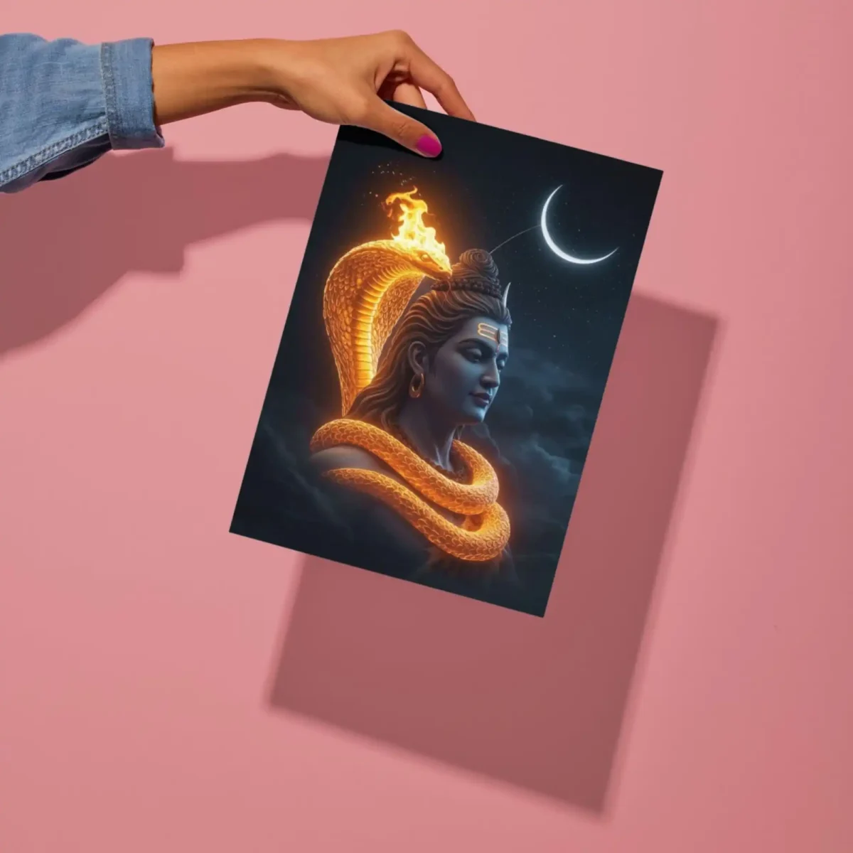 har har mahadev metal poster preview