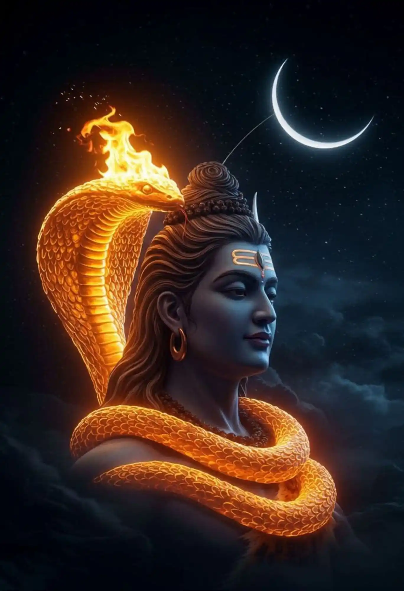har har mahadev metal poster