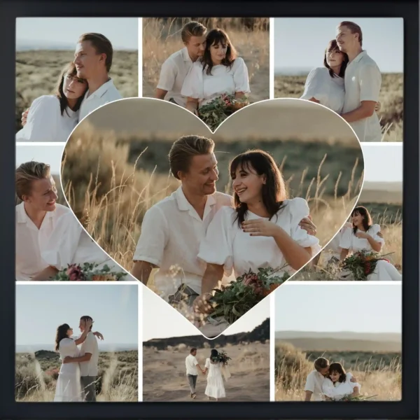 heartfelt memories collage frame