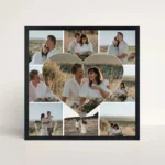 heartfelt memories collage frame front view