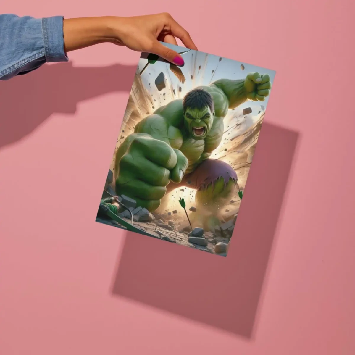 hulk incredible smash metal poster preview