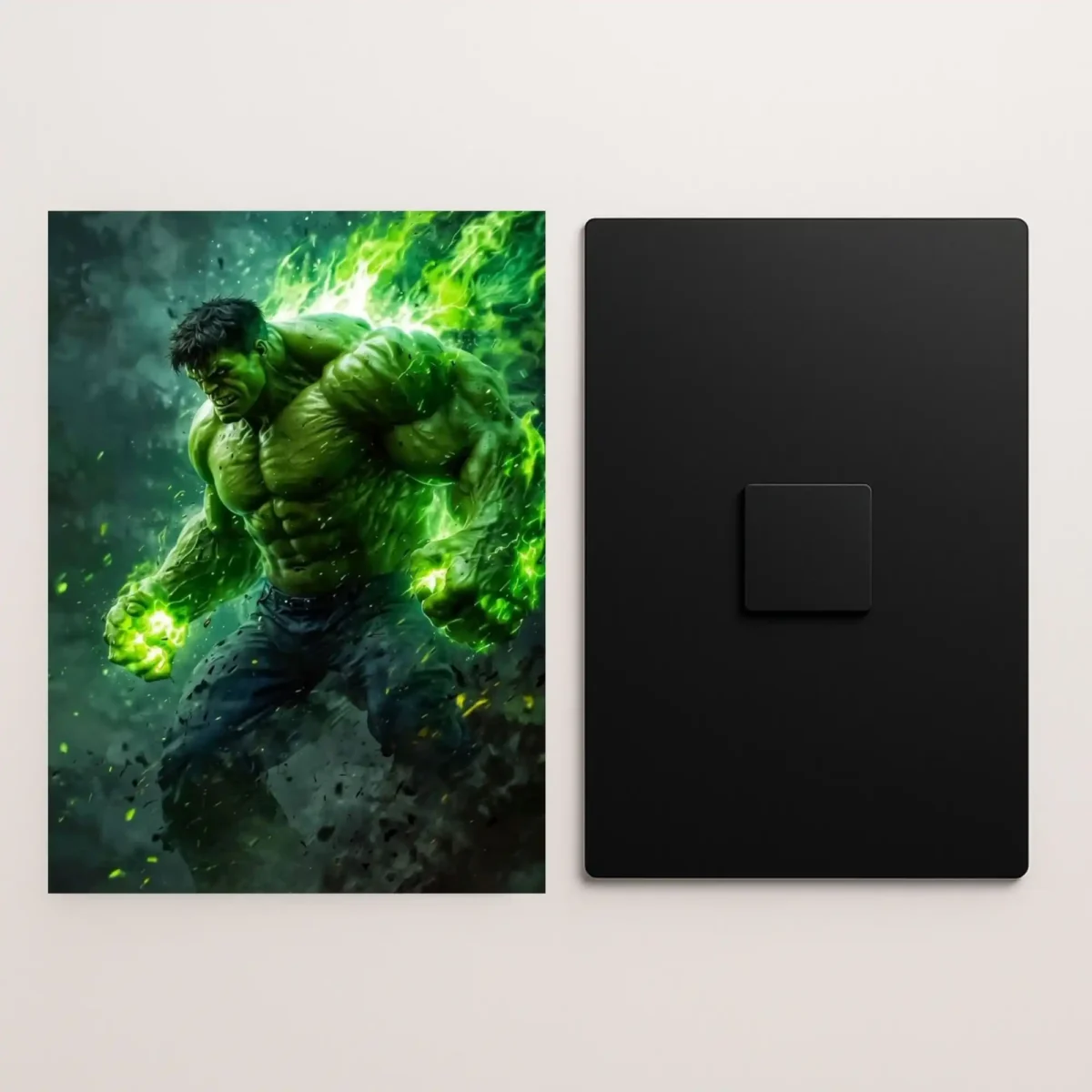 hulk metal poster front and back preview
