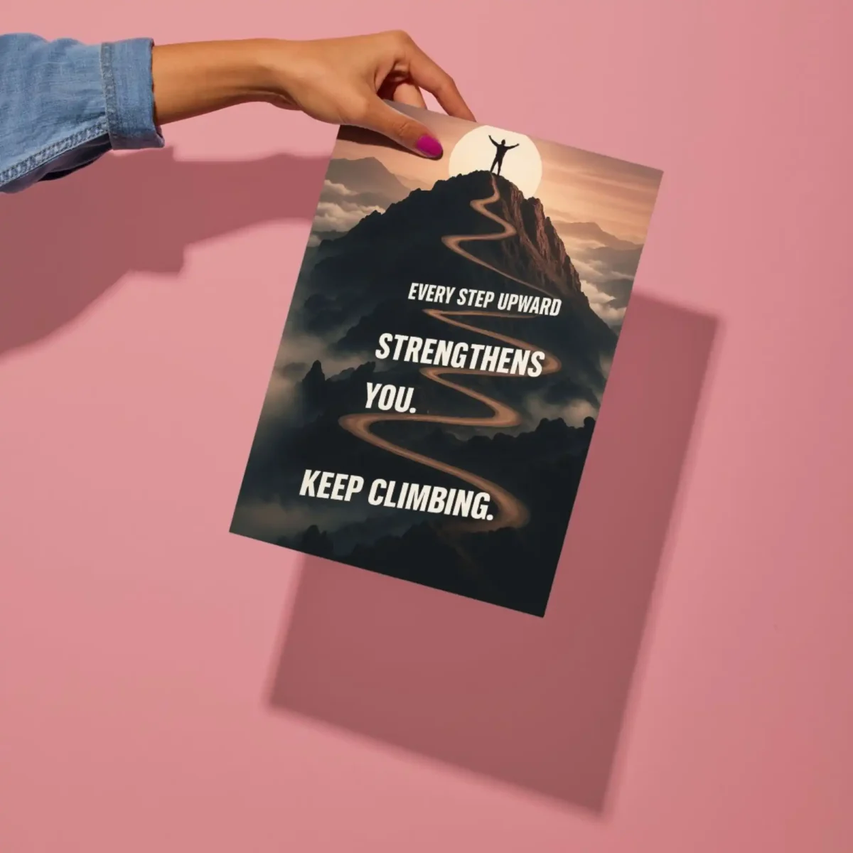 inspirational motivation quote metal poster preview