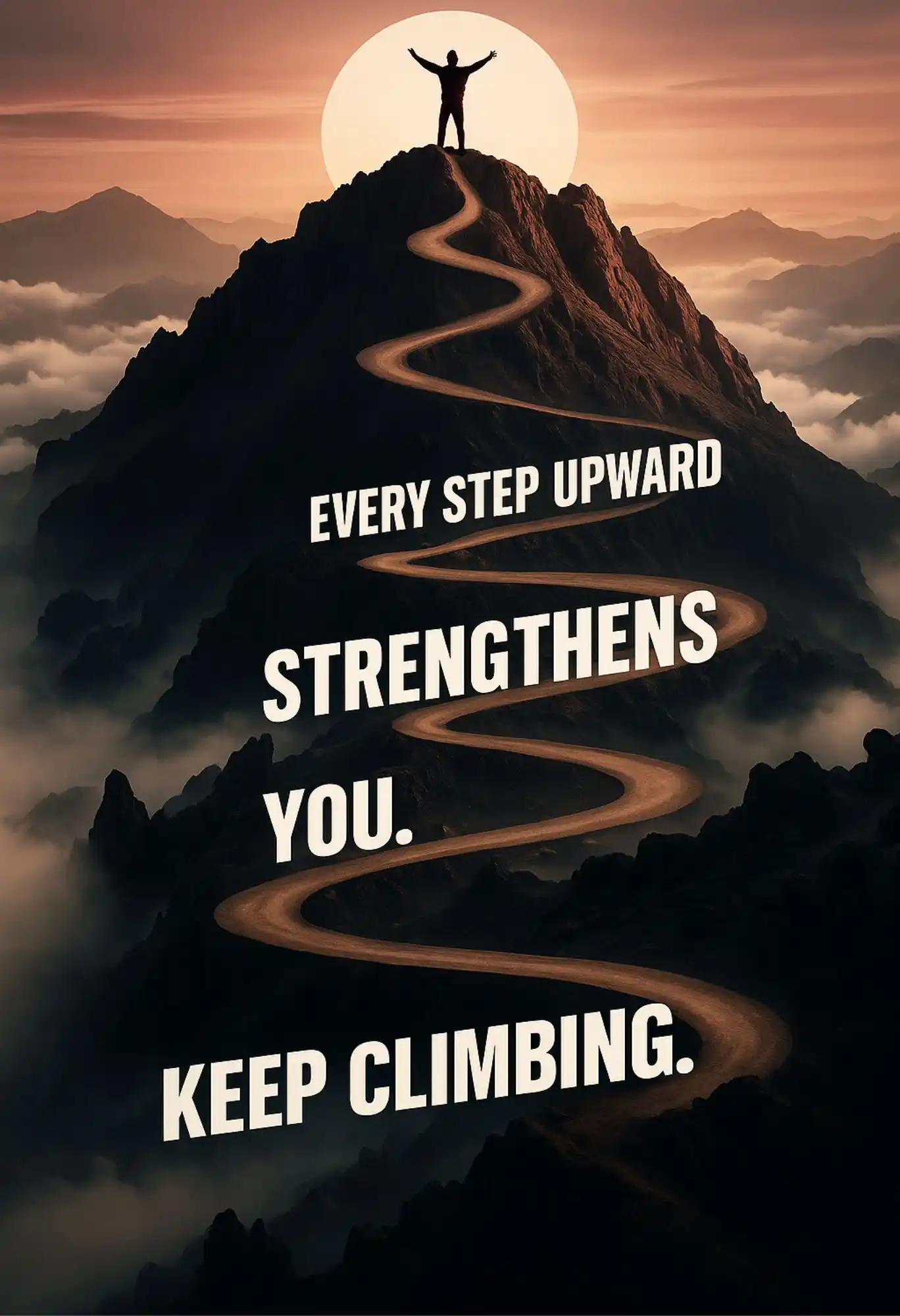 inspirational motivation quote metal poster