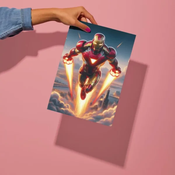 iron man mark 85 metal poster preview
