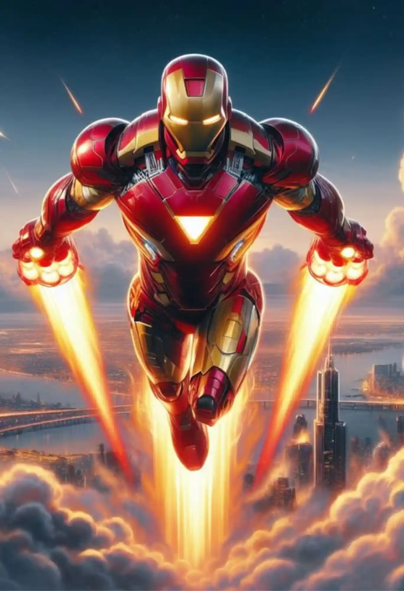 iron man mark 85 metal poster