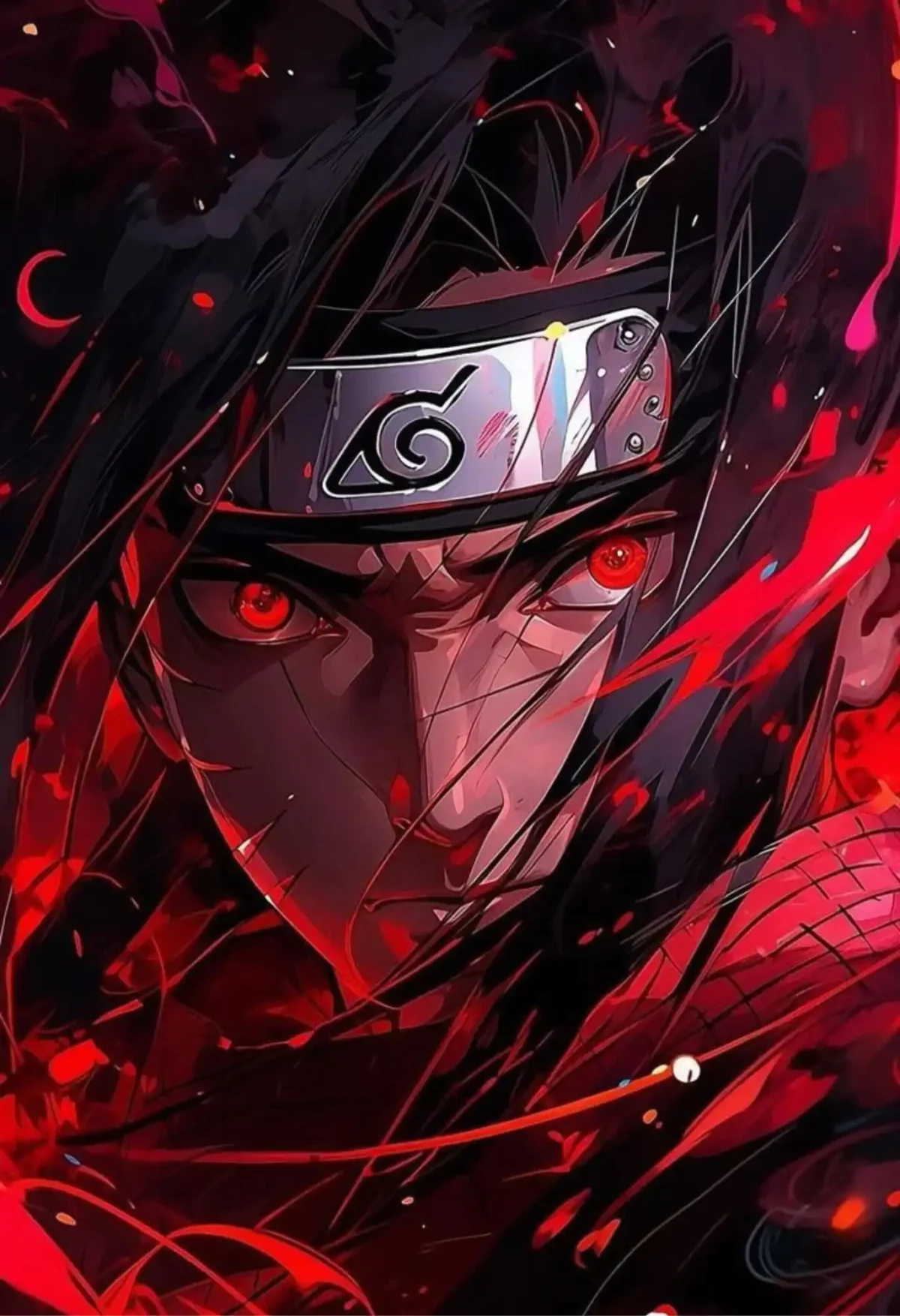 itachi uchiha metal poster