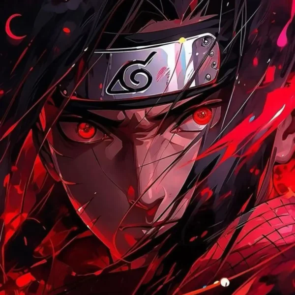 itachi uchiha metal poster