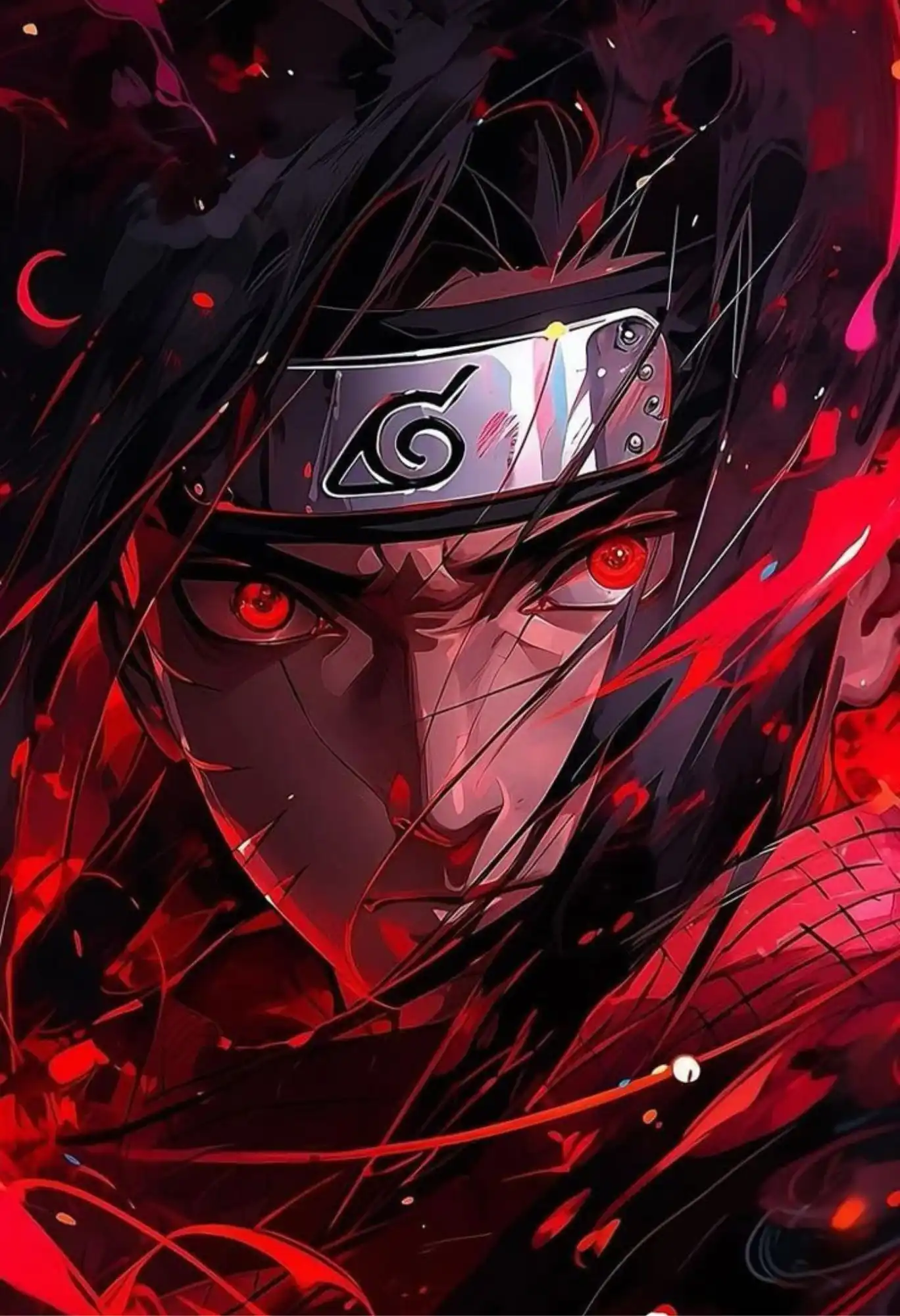 itachi uchiha metal poster