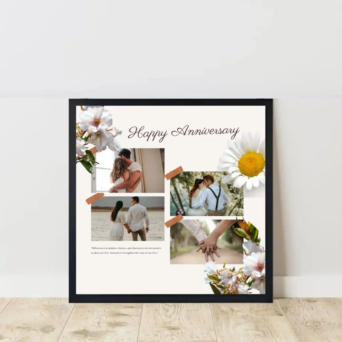 journey of us frame on floor